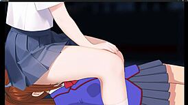 Green-Haired Girl Dominates With Facesitting