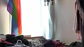 Trying on Random Clothes and Teasing the Camera Both With and Without Wearing My Packer