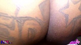 Married couple's wild threesome doggystyle