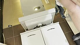 i super hot petite 18+ blonde cheerleader wearin a short miniskirt with see through top showin her tits and flashin pussy under skirt