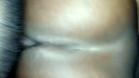 Naija bbw milf gets rough backshot creampie on valentine day