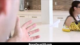 Thick Latina Teen With Braces Gets Fucked Hard! Big Ass Action!