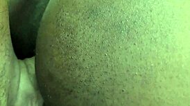 big black ebony takes white cock and gets creampied