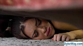 Hey, stuck barista, let me lick you like my lesbian customer!