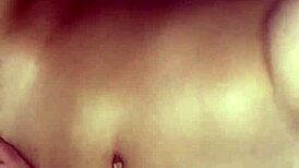 Busty Girl with Big Features Interacts Playfully