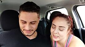 Picking up redhead on street for blowjob and assfucking in bathroom