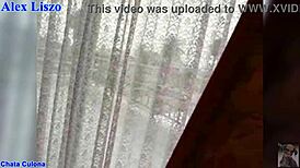 Peruvian latina amateur chats while exposing her big ass in hardcore session