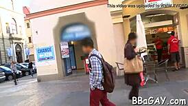 Free homosexual sex episode with sloppy blowjob and intense fucking.