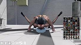 Swordxhime Gallery Enemy 86 Bound In Bondage With Leggings And Pantyhose