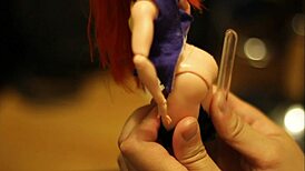 Batgirl Doll Dc Gets Tied Up For Footjob Blowbang And Bukkake
