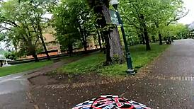 Portland pawg with bubble butt rides big cock in doggystyle