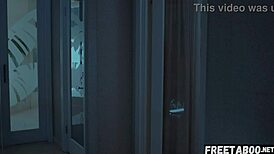 مشاركة سرير مع أخت خطوة 18+ في عطلة، جنس شرج خشن