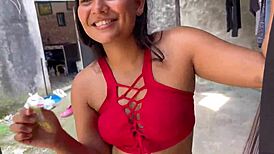 isn't it fair i pay you to come over for yoga, neighbor?