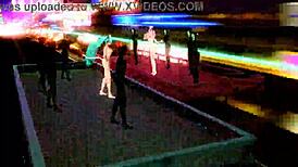 Hatsune miku and megurine luka perform world end dancehall