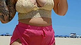 i got a lovr who works at the beach n now i go almost naked jus to make him hard