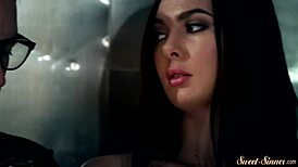 Ebony teen 18+ experiences hard action after whipping