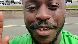 Practicing indoor routine outdoors!