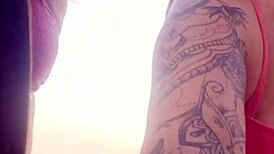 HOLY SHIT! Talking Dirty on the Beach with My Naughty Latina Friend Before Popping a Newbie's Cherry!