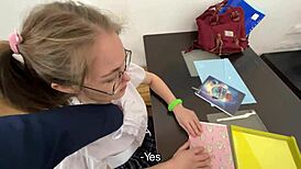 Lustful Student Feels Intense Desire Passing the Exam