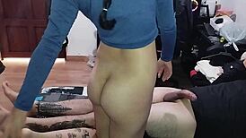 My Colombian Professor Drives Me Wild with Hot Action