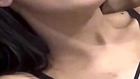 Young Latina kisses athletic boyfriend