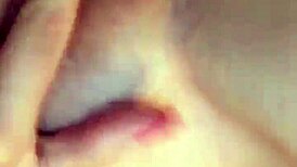 Look at this tinder slut masturbating her big tits!