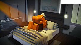 The Roblox Slut Gets Pumped Full in a Hardcore Bareback Session