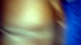 Naija bbw milf gets rough backshot creampie on valentine day