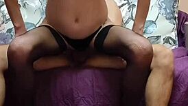 wife tries porn, bent over for anal?