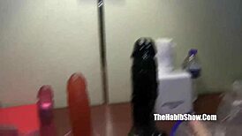 layla red takes bbc dildo freak anal lover intro