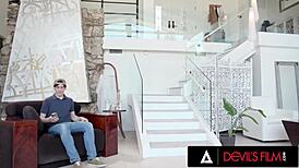 Milf Redhead Stepmom Catches Stepson And Helps Out