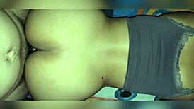 Taboo babe bent over for ass blowjob and anal muff diving