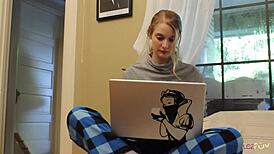 Office Inspiration Leads To Intimate Moments For Two Brunettes