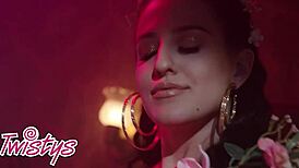 she said, 'watch aubree valentine sensually move her body in lingerie revealing ass and pussy'