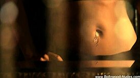indian goddess revealing body in a sensual striptease