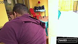 mexican wife sucks black dick perfectly and swallows cum