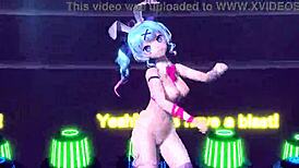 Hatsune Miku In Age Age Again Project Diva Nude Mod Bunny Costume Shows Big Tits And Ass