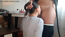 Hookah waitress licked my pussy to orgasm in lesbian encounter