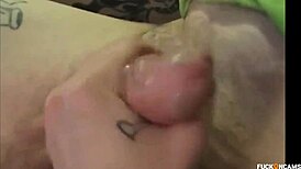 Young couple having very intimate pov sex