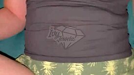 Ivy Jewelz, that busty teen, got fucked on the couch while we filmed it on the phone.