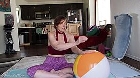 the wife teaches her husband a lesson with her big ass