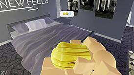 cute blonde with big ass wants attention in homemade video