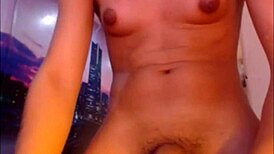 Watch This Transsexual Pleasuring Herself So Intensely!