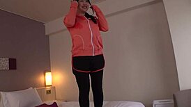 日本人爆乳モデルの着替え　隠し撮り