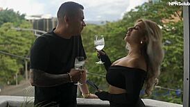 Hot Blonde With A Big Beautiful Ass Gets Fucked By Her Brother In Law In Secret Place Hard Passionate Fuck Ends In Creampie