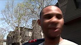 Your busty step mom craves black cock in outdoor public encounter with blowjob and fucking.