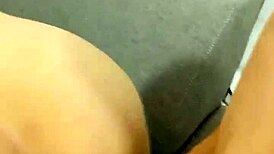 horny husband fucks sexy latina wife's ass doggystyle