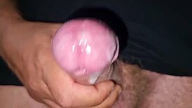 I cum intensely with dirty talk, huge cock close-up