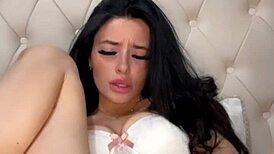 horny british slut enjoys solo masturbation pov