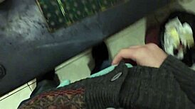 Skinny Girl Cums On Machine At Work